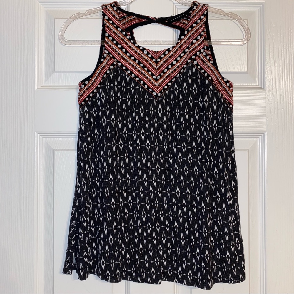 Sanctuary geometric pattern tank top